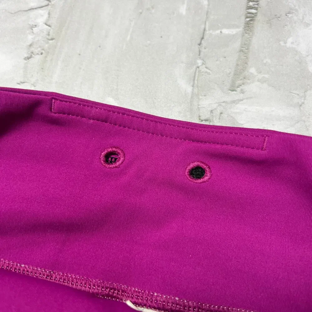Lululemon Speed Tight III Luxtreme Leggings SIZE 6 Plum Wave Print Run Tight